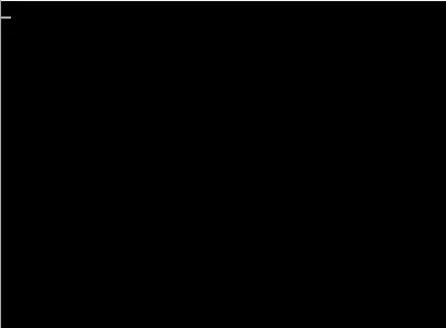 black screen blinking cursor