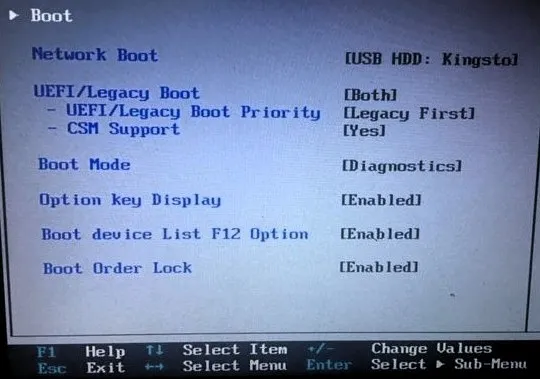 boot-menue